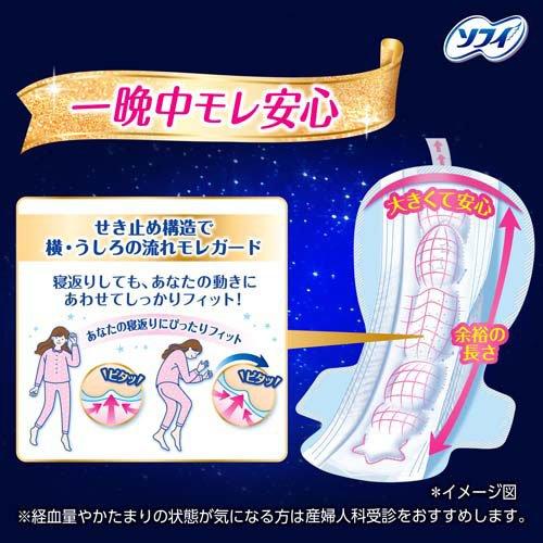 ソフィ 超熟睡ガード 涼肌 360 夜用 36cm 生理用ナプキン ( 20枚入