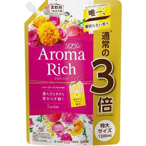 ソフラン アロマリッチ 柔軟剤 スカーレット 詰め替え 特大 10ml ソフラン 部屋干し 爽快ドラッグ 通販 Yahoo ショッピング