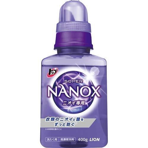 トップ スーパーナノックス ニオイ専用 抗菌 高濃度 洗濯洗剤 液体 本体 ( 400g )/ スーパーナノックス(NANOX