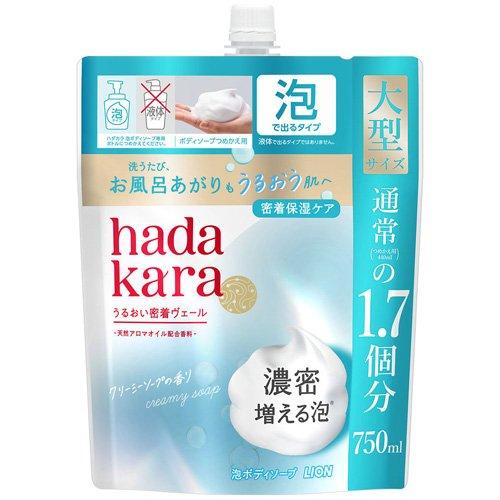 hadakara モイストボディケアソープ クリーミーソープの香り 泡タイプ