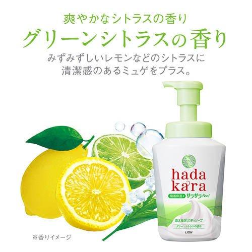 hadakara(ハダカラ) 泡で出てくるサラサラfeelボディソープ つめかえ用