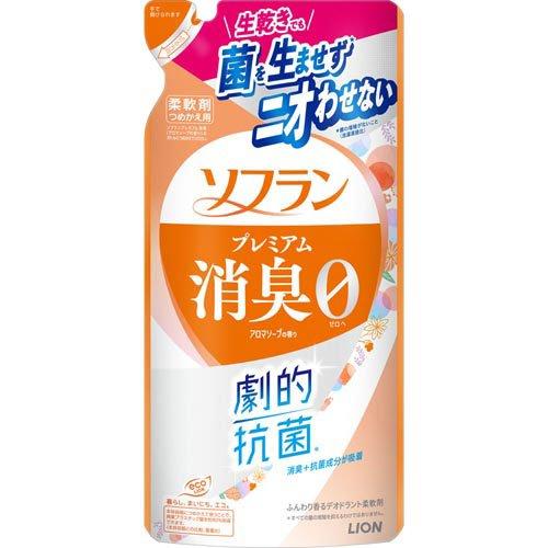 ソフラン プレミアム消臭 柔軟剤 アロマソープ つめかえ用 ( 380ml
