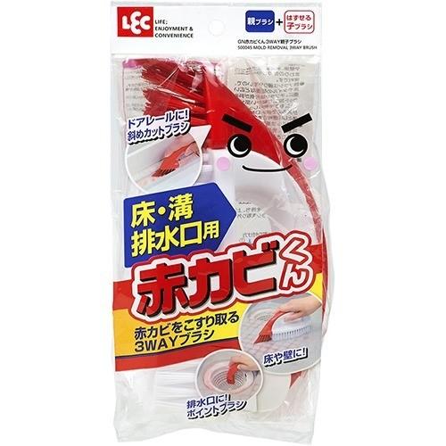 激落ち 赤カビくん 3way親子ブラシ 1本入 激落ちくん 爽快ドラッグ 通販 Yahoo ショッピング