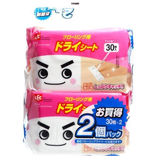 ドライシート フローリング用 ( 30枚入*2コ入パック )/ レック 掃除