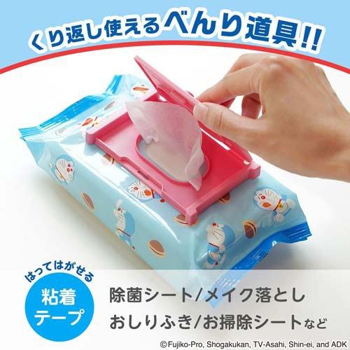ドラえもん ウエットティシュ用 くり返し使えるフタ どこでもドア ( 1