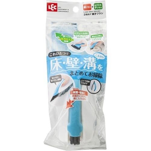 3ウェイ親子ブラシ ( 1セット )/ レック ハンディブラシ 風呂掃除 溝
