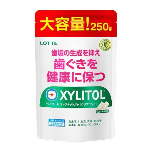 キシリトール オーラテクトガム クリアミント 大容量パウチ ( 250g