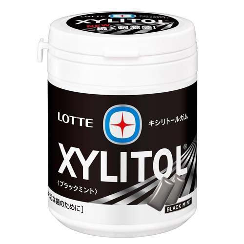 キシリトールガム ブラックミント ファミリーボトル ( 133g ) : 爽快