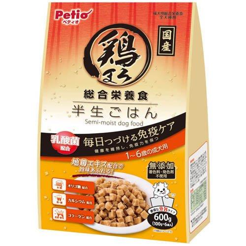 鶏まろ 総合栄養食 半生ごはん 1〜6歳の成犬用 ( 600g ) : 爽快