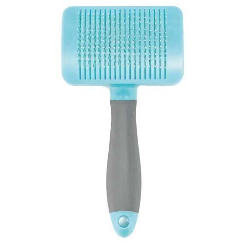 ペティオ Self Trimmer プッシュ掃除式 肌に優しいスリッカーブラシ