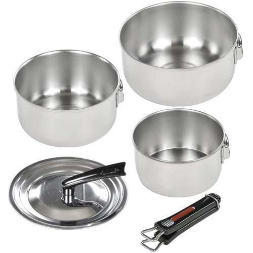 フォリアス ワンタッチクッカー鍋 3点セット FM-8157 ( 1セット