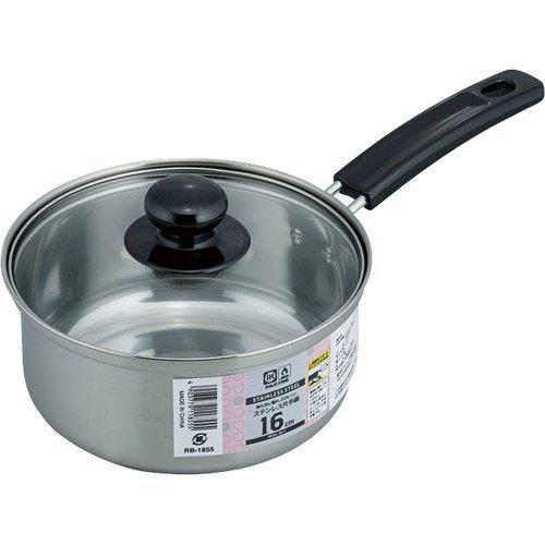 クックウェア IH対応ステンレス片手鍋 16cm RB-1855 ( 1個 ) : 爽快