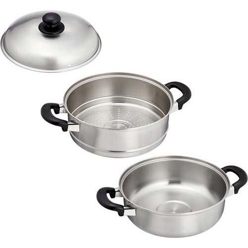 燕三 IH対応二段蒸し器 24cm EM-017 ( 1個 )/ : 爽快ドラッグ - 通販