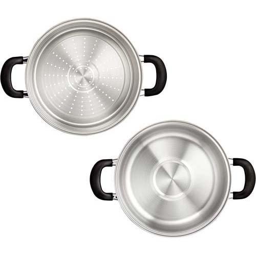 燕三 IH対応二段蒸し器 24cm EM-017 ( 1個 )/ : 爽快ドラッグ - 通販