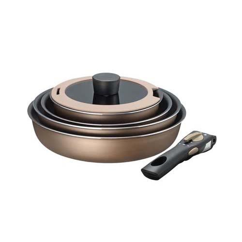 ブラナーノII IH対応着脱ハンドル鍋 4点セット MB-2441 ( 1セット