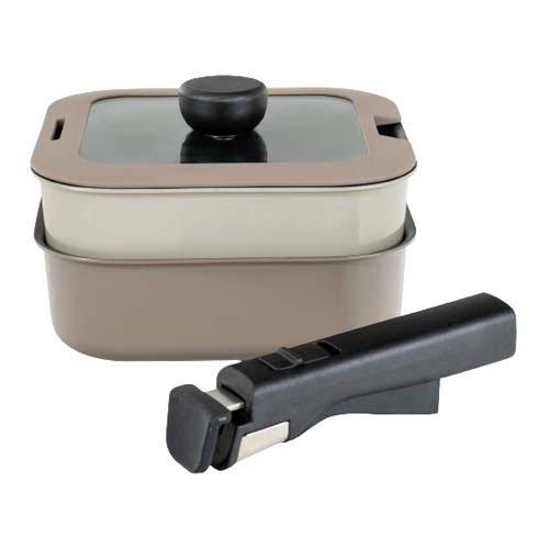 レクトメイト IH対応 角型着脱 18cm RB-3105 ( 1セット ) : 爽快