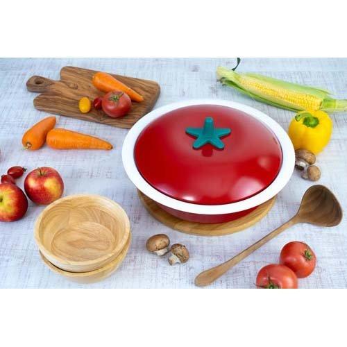 和平フレイズ べジポ IH対応卓上鍋24cm(トマト) RB-3224 ( 1個