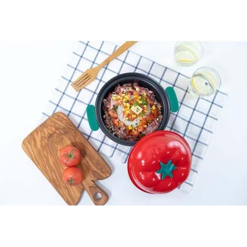 和平フレイズ べジポ IH対応ミニ卓上鍋18cm(トマト) RB-3286 ( 1個