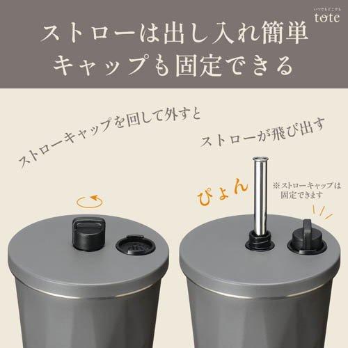 値下げしました。　新品　送料込み　ステンレス　 ジョロダー　2本セット 和平フレイズ トート ストロー付2Wayタンブラー 570ml チャコール RH