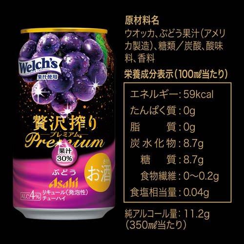 贅沢しぼりぶどう Amazon.co.jp: 【ぶどう果実1/2房分】アサヒ 贅沢搾り ぶどう