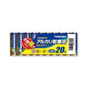 TOSHIBA（東芝） アルカリ乾電池 単3形 20本パック LR6L20MP ( 1セット