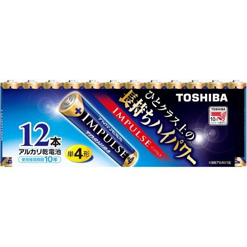 東芝 インパルス アルカリ電池 単4形 LR03H 12MP ( 12本入 )/ 東芝