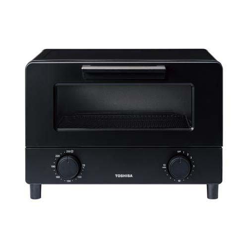 東芝 オーブントースター ハイパワー1400W トースト2枚 HTR-W5(K) ( 1