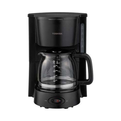 TOSHIBA コーヒーメーカー HCD-5KMJ グレー　日本製 東芝 コーヒーメーカー ペーパーレスフィルター しずく防止弁 自動保温
