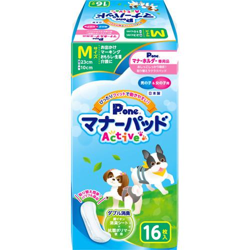 P・ワン マナーパッドActive M ( 16枚入 )/ P・ワン(P・one) : 爽快
