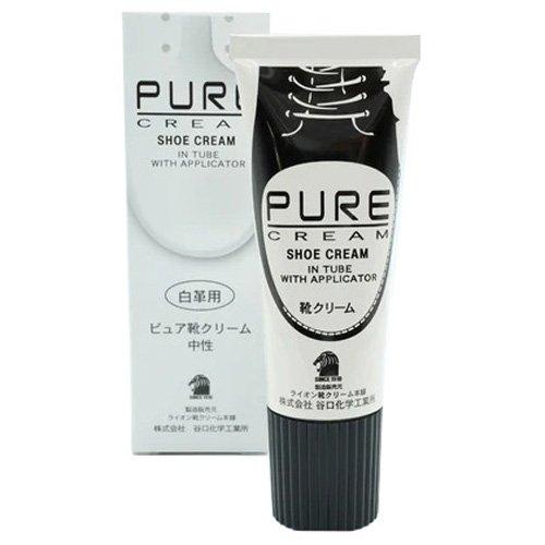 ピュア 靴クリームチューブ 白 ( 52g )/ ライオン靴クリーム本舗