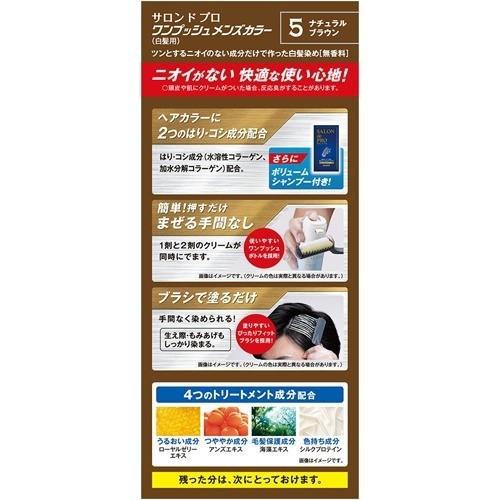 サロンドプロ ワンプッシュメンズヘアカラー 5 ナチュラル