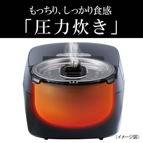 タイガー(TIGER) 圧力IHジャー炊飯器 5.5合炊き モーブブラック JPV