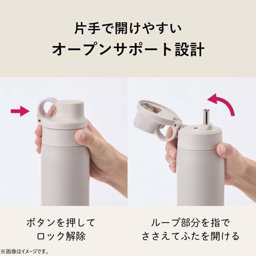 タイガー魔法瓶 真空断熱ストローボトル 0.75L フォグブルー MTS-W075