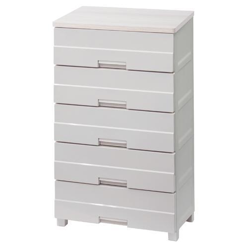 チェスト フィッツプラス イージー 5段 カプチーノ 奥行約41×幅65×高さ