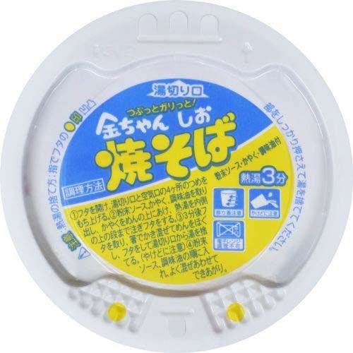 徳島製粉 NEO金ちゃん しお焼そば ( 12個入 )/ 金ちゃん : 爽快