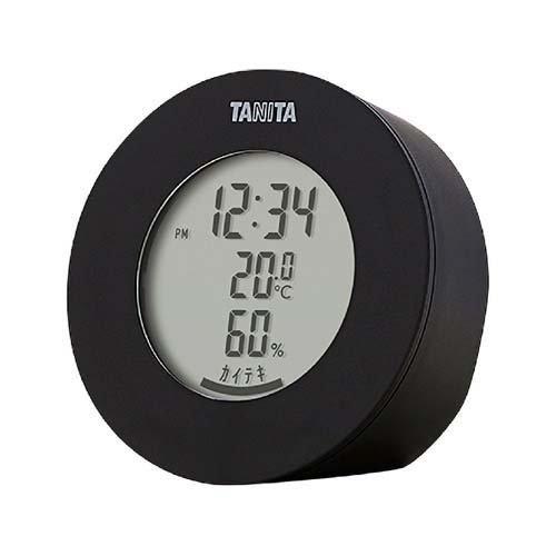 bp BP まる　針　時計系　湿度計　温度系　赤　黒　白　金　JUNK USA タニタ デジタル温湿度計 ブラック TT-585-BK ( 1個 )/ タニタ(TANITA