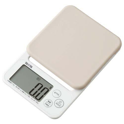 タニタ デジタルクッキングスケール グレー KJ-222-GY ( 1台