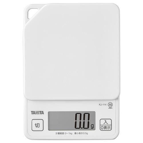 タニタ デジタルクッキングスケール ホワイト KJ-114-WH タニタ デジタルクッキングスケール ホワイト KJ-114-WH ( 1個入