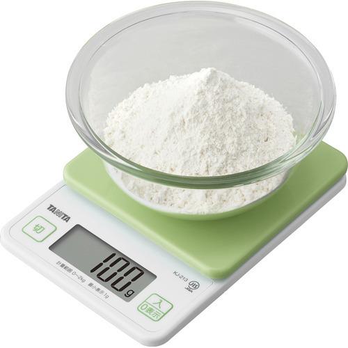 タニタ デジタルクッキングスケール グリーン KJ-213-GR ( 1コ入