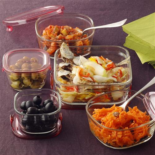 イワキ(iwaki) パック＆レンジ ピンク 1.3L KT7403-P ( 1個入 )/ 耐熱