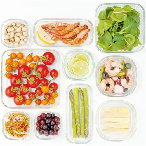 イワキ(iwaki) パック＆レンジ ピンク 長角型 500ml KC3246N-P ( 1個入