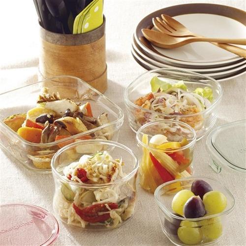 iwasaki.daisuke 本体のみ セット売り iwaki イワキ パック＆レンジ 角型4点セット グリーン 満水容量