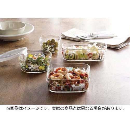 iwaki パック＆レンジ 800ml シンジカトウ 森の中で B3247-SNE ( 1個