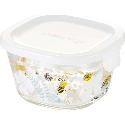 iwaki パック＆レンジ 200ml シンジカトウ 北欧の庭 B3200-SNF ( 1個