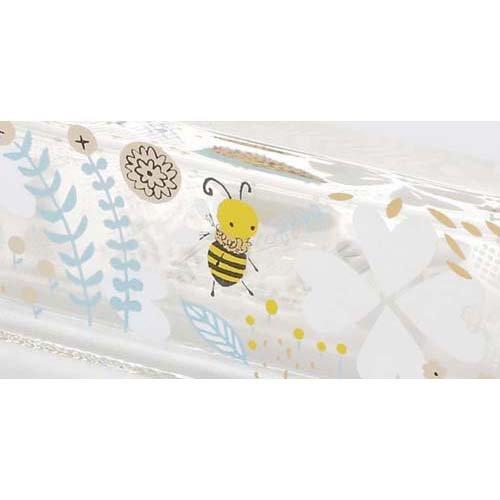 iwaki パック＆レンジ 500ml シンジカトウ 北欧の庭 B3246-SNF ( 1個