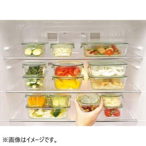 iwaki(イワキ) 耐熱ガラス 保存容器 パック＆レンジ ピンク 丸型 380ml