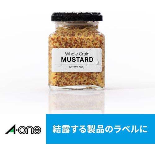 エーワン ラベルシール インクジェット 染料 水に強い 光沢 フィルム