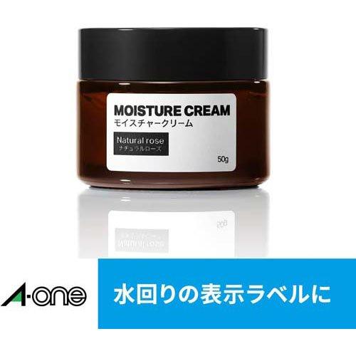 エーワン ラベルシール インクジェット 染料 水に強い 光沢 フィルム