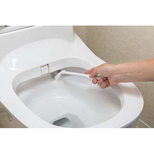 まめいた トイレブラシ ケース付き ホワイト 日本製 TS-312 ( 1個