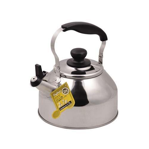 デイトナプラス ステンレス IH対応 広口 笛吹きケトル 2.7L HB-7351